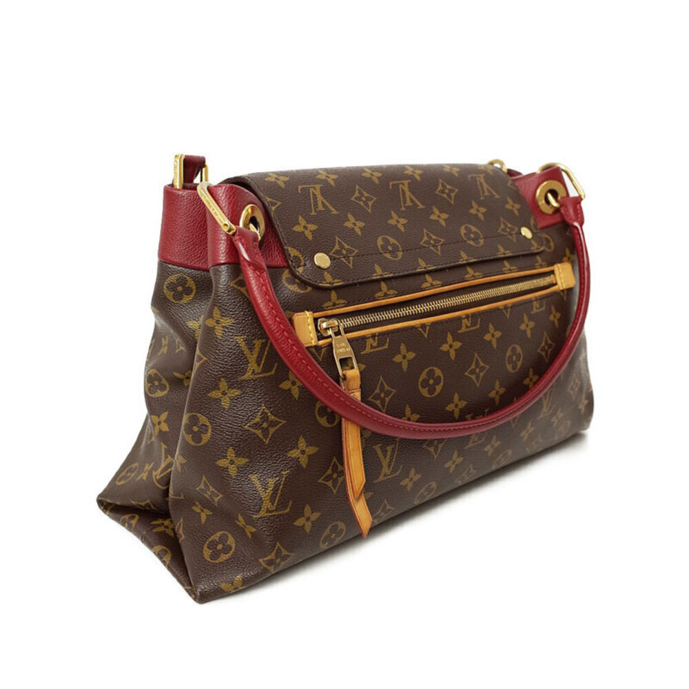 Louis Vuitton Bag Olympe Brown Leather Tote Monogram - Picture 1 of 8